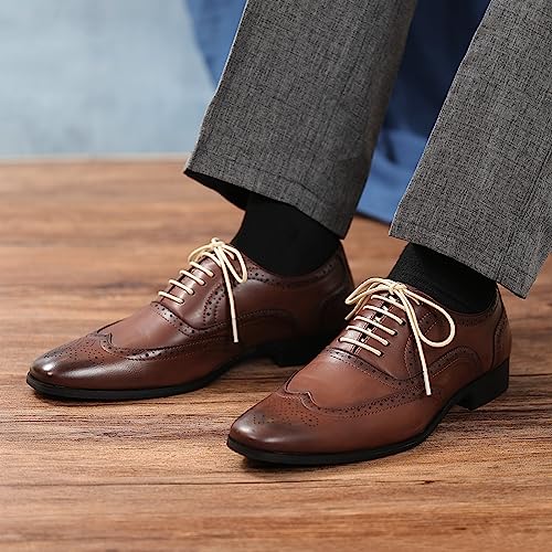 Image of 2 Pairs Dress Shoe Laces, 1 /8 inch Waxed Round Shoelaces | Anti slip waxed cotton coating keeps knots secured all day; 8 colors & 6 sizes for men's,women's leather, dress shoes