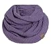 Produktbild KNIT FACTORY - Jamie Loop Schal - Gestrickter Schlauchschal - Herbst & Winter Essentials - Zeitloses Mode-Accessoire - Für Damen und Herren - Strickschal mit Wolle - Hochwertige Qualität - Violett