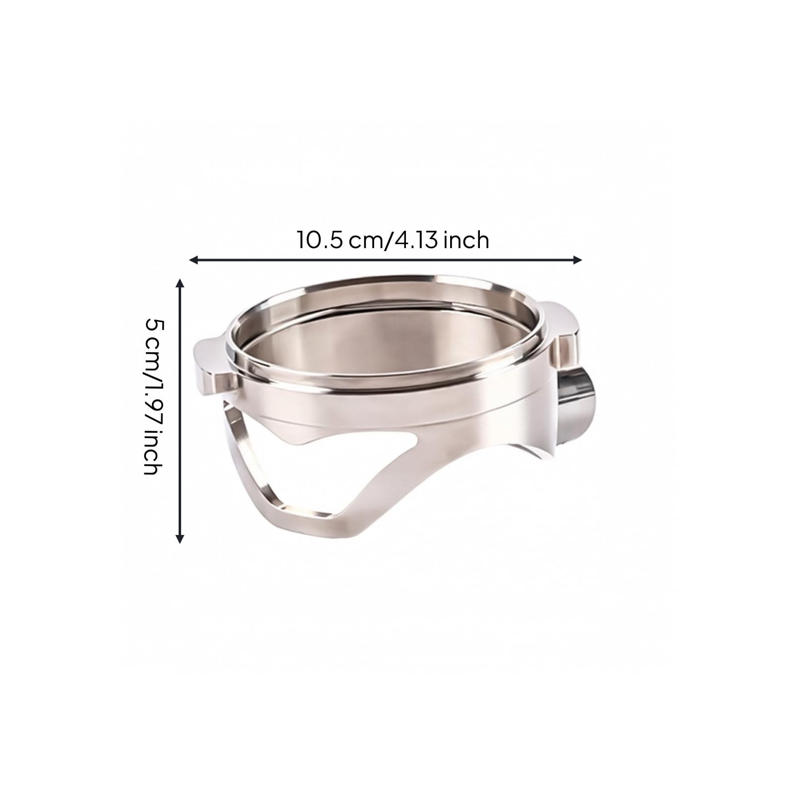 Portafiltro Aperto Lavabile | Smontabile, Compatibile, Accessorio, per Caffetteria, Casa, Per