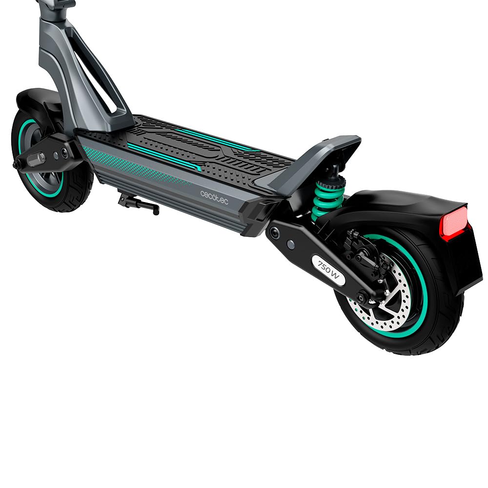 Cecotec Patinete eléctrico Bongo Serie Y45, Motor 750 W (350 W Nominal), Autonomía de 45 km, Tracción Trasera, Ruedas 10", e-ABS, Doble suspensión, Homologado según normativa española.