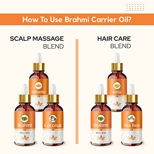 Image of Crysalis Brahmi Oil 30 ml (1.01 fl oz) - Herbal Botanical Oil for Haircare, Scalp Blends & DIY Cosmetic Formulations
