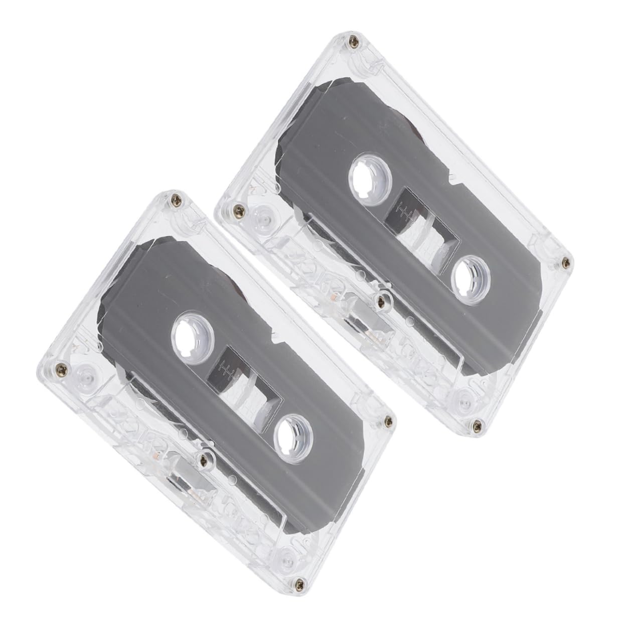 Angoily 2pcs Blank Audio Cassette Tapes for Handcrafting and Decoration Vintage Style Material for and Creative Projects