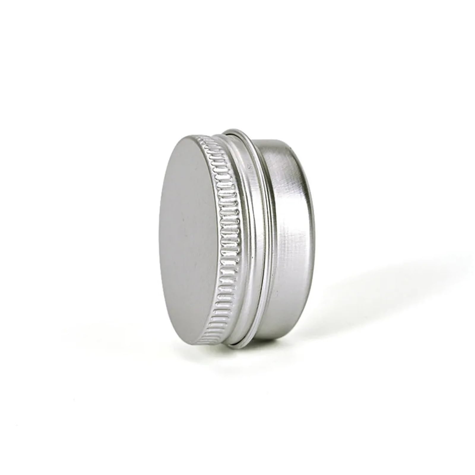Kleine Dosen mit Deckel, Aluminium-Blechdose, 40 Stück, silbrige runde Metallbox, Leere Kosmetikbehälter, 5 ml, 25 mm x 15 | 60ml 68mmx25mm
