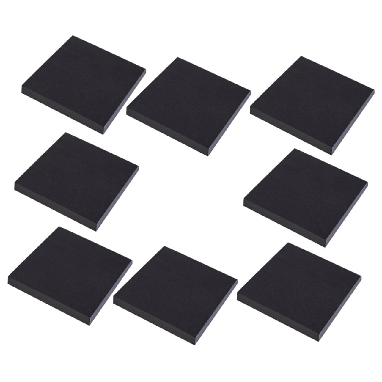 Tofficu 5 Ensembles Notes Autocollantes Noires Étiquette Autocollantes Etiquettes Autocollantes Autocollants Mémo Autocollants Bande Adhésive Étiquettes Autocollantes Papier 8 Pièces * 5