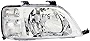 For Honda CRV Headlight Lamp 1997 1998 1999 2000 2001 Halogen Passenger Right Side