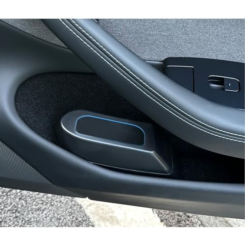BSTW for Tesla Model Y Trash Can Tesla Model 3 Trash Bin for 2018-2024 Tesla Small Car Trash Can for Side Door Model 3 Front Right Door Trash Garbage Bin w/Lid (Tesla Right Side)