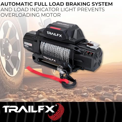 TrailFX Refelx 2.0 Winch 9.5K Capacidad con Cable Sintético miniatura 6