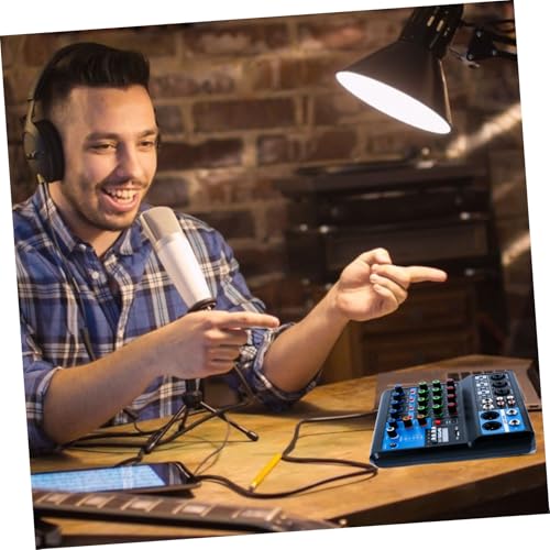Mixeur audio Ktv voies avec processeur vocal ordinateur pour diffusion en direct