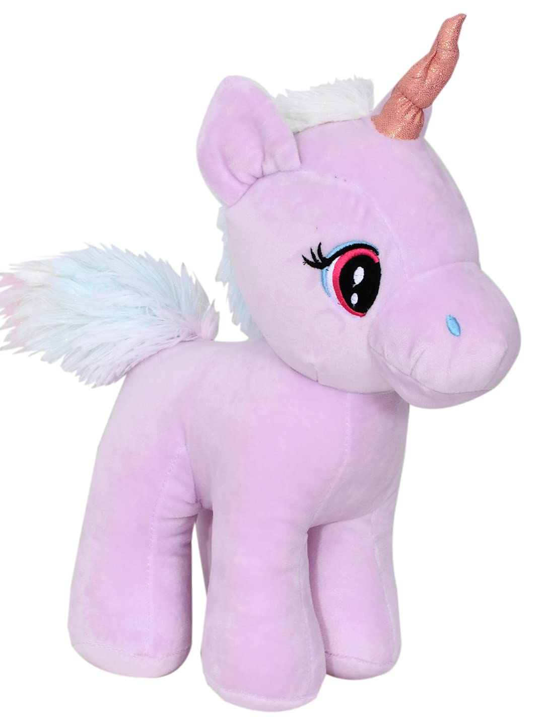 Mirada Plush Stuffed Purple Standing Unicorn Soft Toy for Girls/Kids | Floppy and Glittery with Sparkling Horn | - 29cm (B0BXL8NJWD) Amazon Price History, Amazon Price Tracker
