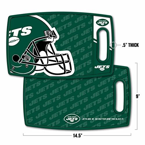 Image of YouTheFan NFL New York Jets Logo Series Cutting Board