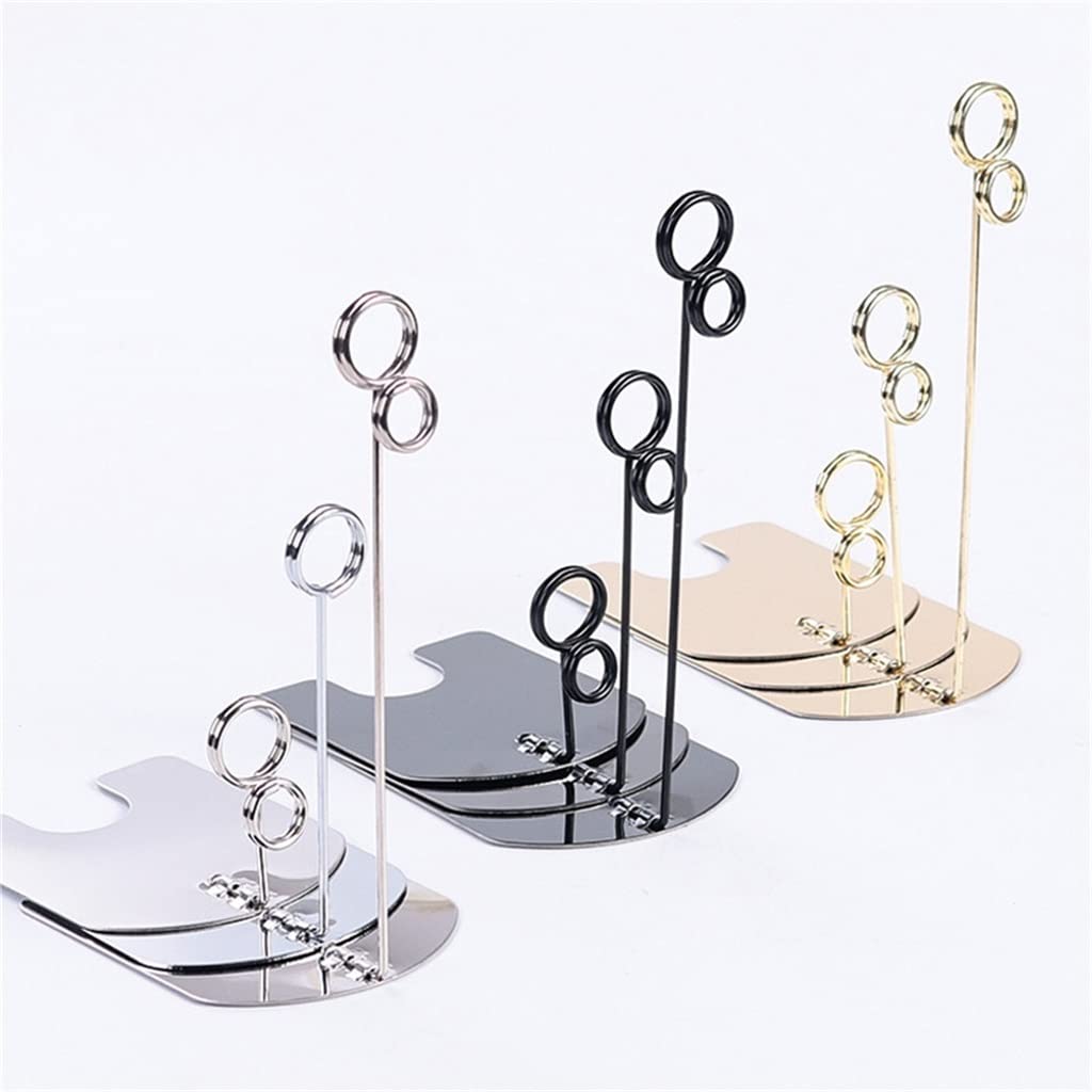 MOBYGKFY Cake Bread Price Holder Wire Picture Photo Wedding Memo Message Note