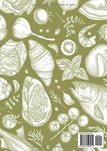 Miniatura 2 de Las Recetas favoritas del Padrino Libro de cocina personalizado para recetas favoritas 50 recetas para completar Gran formato A4 Regalo ideal ...