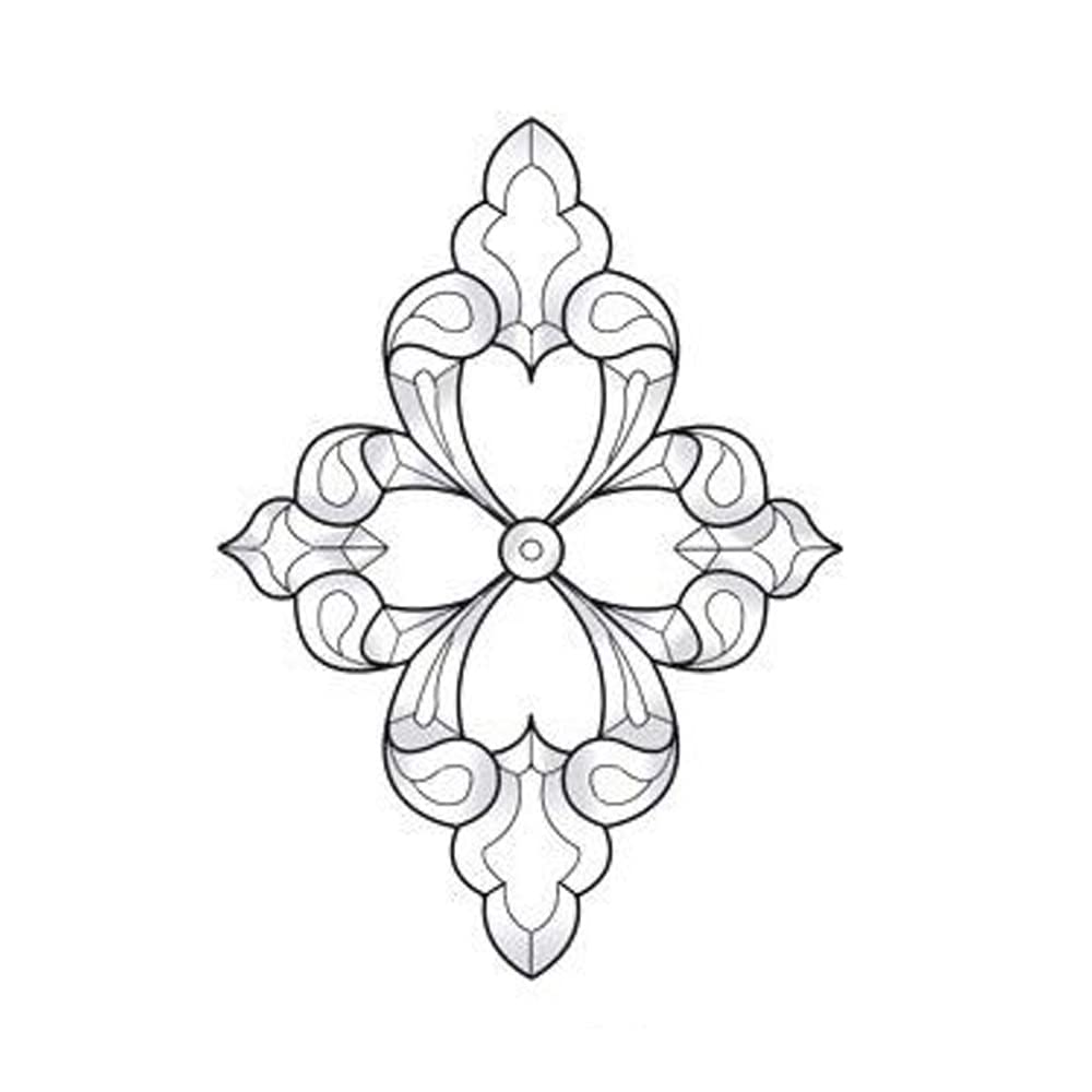 8" x 12" Exquisite Clear Glass Bevel Cluster EC603