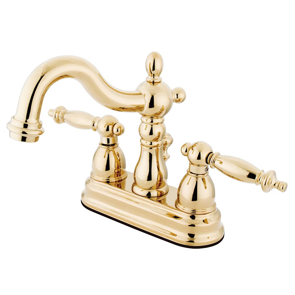Kingston Brass KS1602TL Heritage Centerset Lavabo Musluğu Açılır