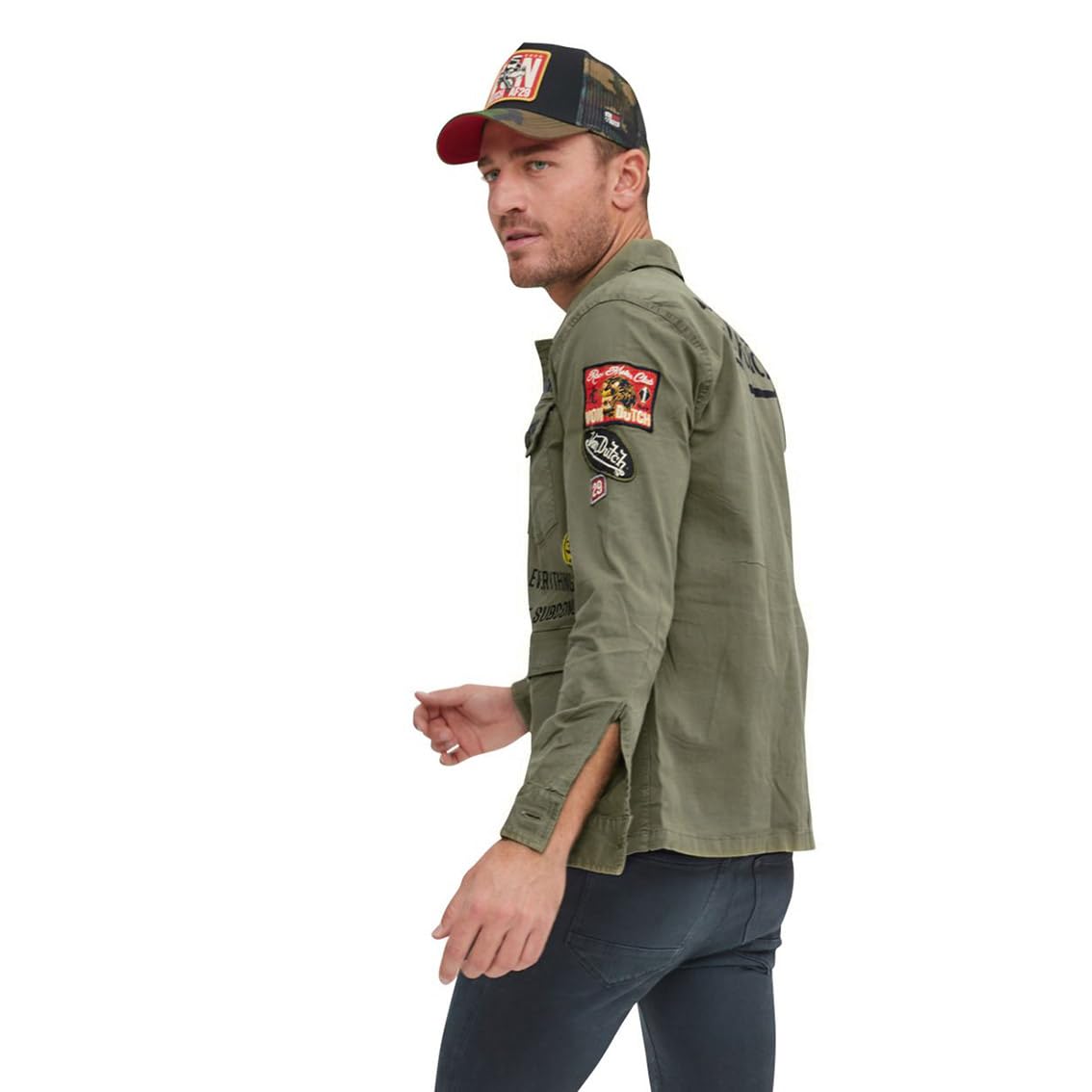 Chaqueta de algodón fina para hombre Rebel