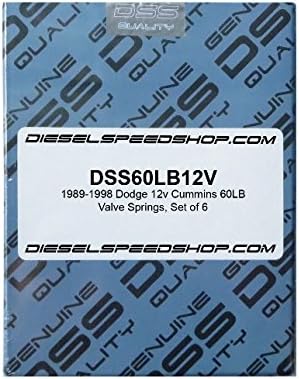 Dieselspeedshop 60lb over stock Valve Springs fits Cummins 12 valve engines 1989-1998 High performance