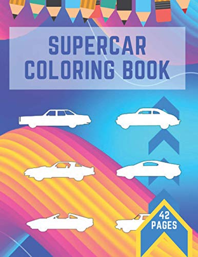 Supercar Coloring Book: Luxury Machines Stress Relieving Progressive Difficulty for Carlovers, Kids and Adults image 3