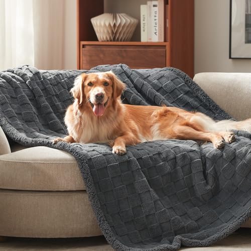 GASUR Waterproof Dog Blankets for Large Dogs, Dog Blanket for Cou...