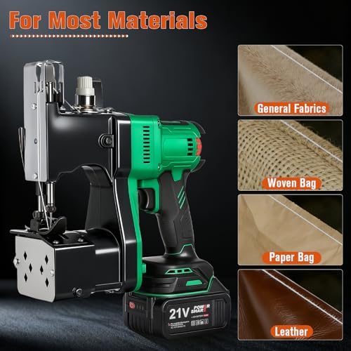 Handheld Sewing Machine Heavy Duty with 2 Pcs 20V Batteries Alternate view