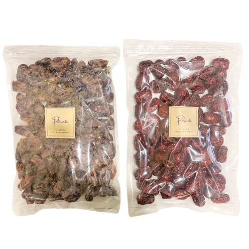 【ドライフルーツ人気セット】赤なつめ 500g&デーツ(ナツメヤシ)1kg 種抜き 大容量 完全無添加 大容量 漢方