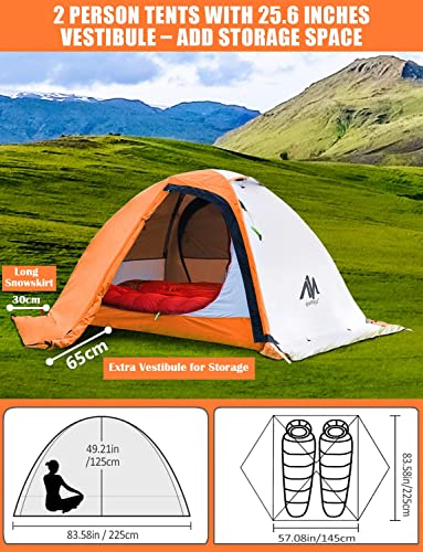 Carpa Ultraligera para Mochileros AYAMAYA 2 Personas miniatura 6