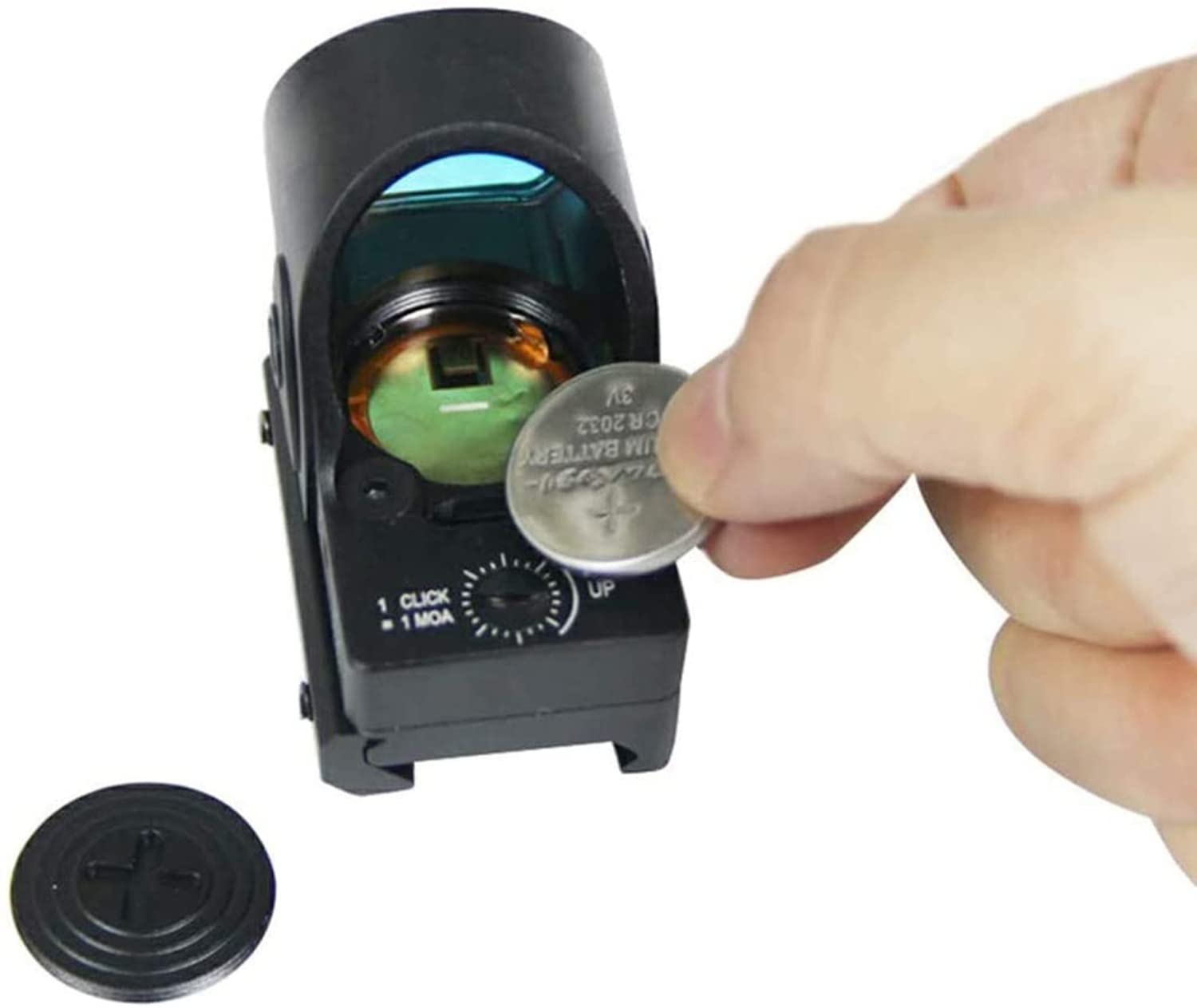 Mini Point Rouge RMR - Lunette De Visée Pour Rail 20 Mm - Pour Glock/fusil - Noir
