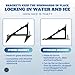 NiceRink - Backyard Ice Rink Accessories - Spikeless/Strappable Bracket (One) - Made in USA and Canada Build Repair and Upgrade DIY Hockey and Skating Rinks