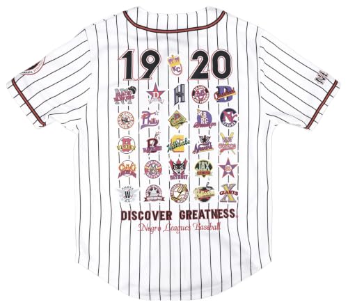 Big Boy Negro Leagues S8 Commemorative Camiseta de Béisbol para Hombre [Blanco] miniatura 2