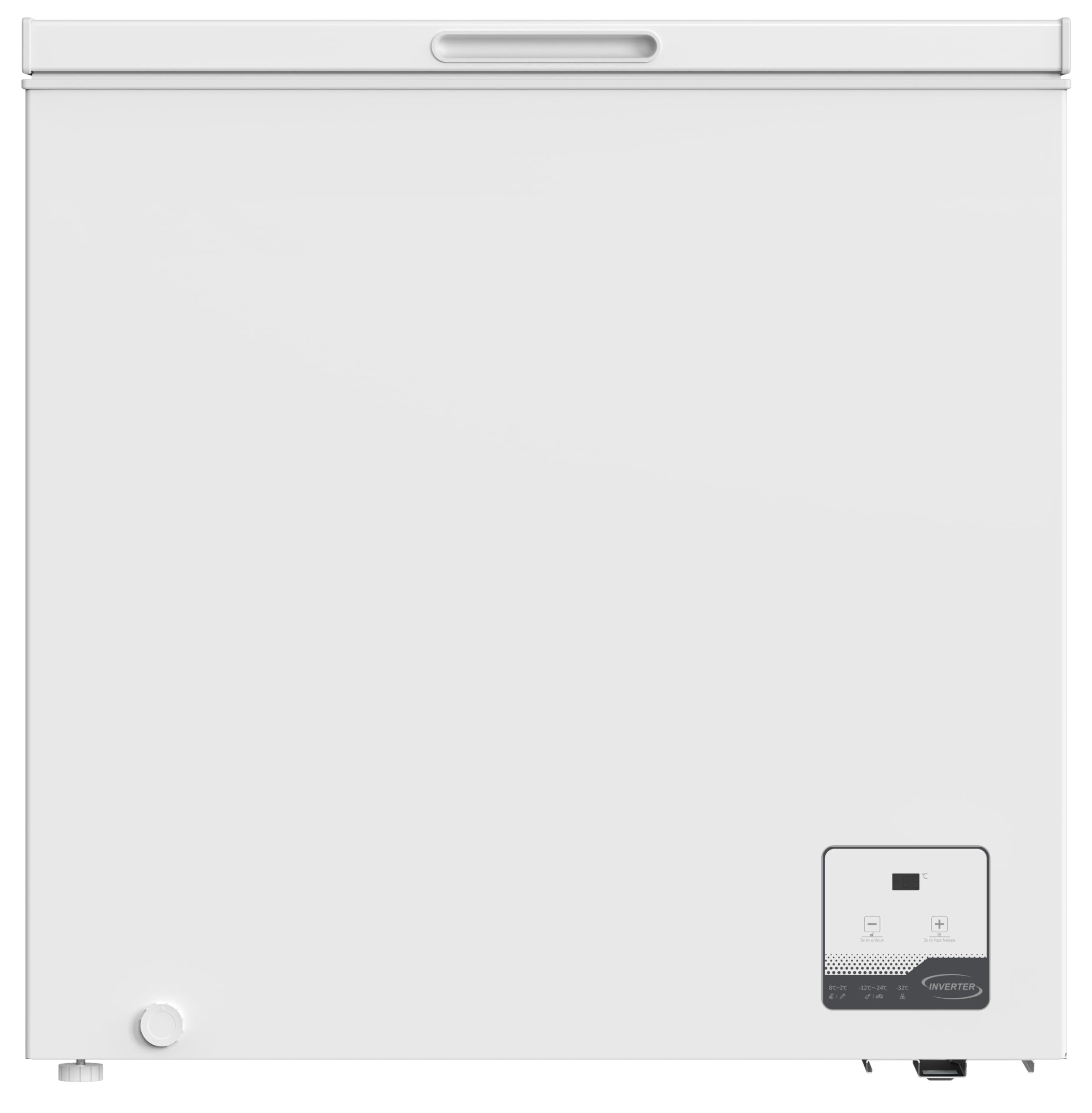SCHOEPF GT200SD Gefriertruhe 199 L Weiß 83,5 x 82,3 x 55,6 cm Energieklasse D Schnellgefrieren 41 dB LED-Beleuchtung Freistehend