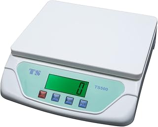 Digital Postal Scales, 25Kg/1g Pro Cooking Scale with Back-Lit LCD Display, Auto Off, Tare& PCS Function Multifunction Food Scale