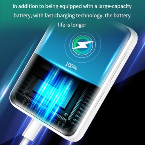 Lecteur MP3 Bluetooth tactile blanc avec carte micro SD 32 Go intégrée - 5