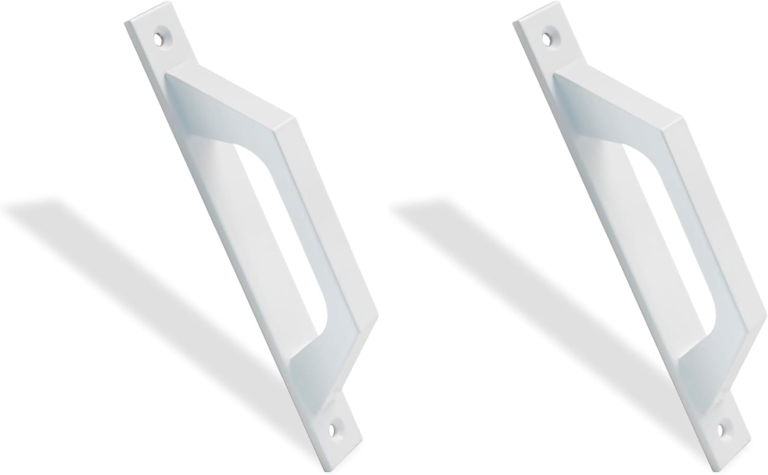 Amig Manillón Aluminio Blanco 198x25x40 mm (2 uds)