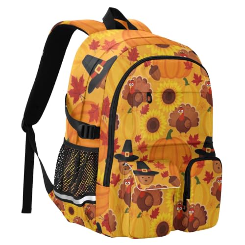 Mochila de Acción de Gracias estampada con motivos de cosecha 2