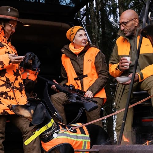 Blaser Treiberweste – Pure Blaze Orange – One‑Size Signalweste für Drück‑ und Treibjagd – mit Clip‑Verschluss & Argali‑Logo – hervorragende Sichtbarkeit