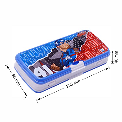 Image of SKi Homeware Xylo Pencil Box with White Board and Marker (3236CA) with Free Stationery, Ideal for Party Favours and Gifting for School Going Kids