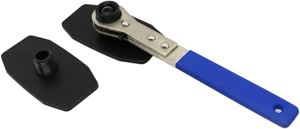 Ratchet Brake Caliper Wrench Repair Tool - Magnets, Easy to Use, Steel Plates, Blue/Red - Car Maintenance Essential Kit