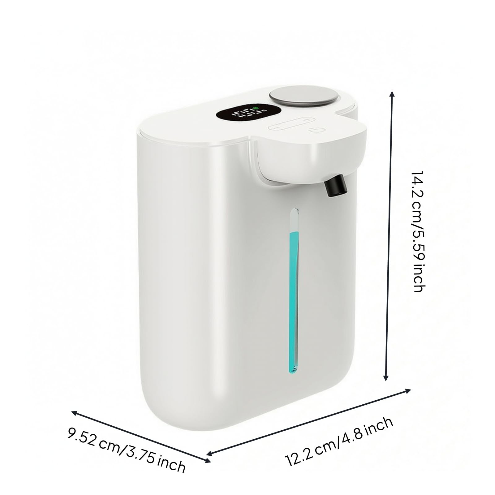 Dispensador Jabón con Pantalla LED, Líquido