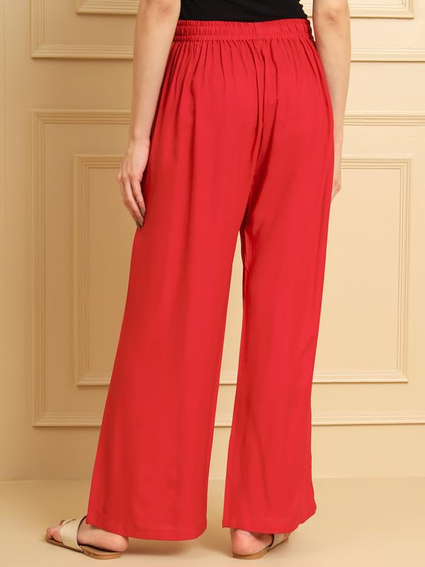 Image of Soft Colors Women Regular Fit Pocket Palazzo