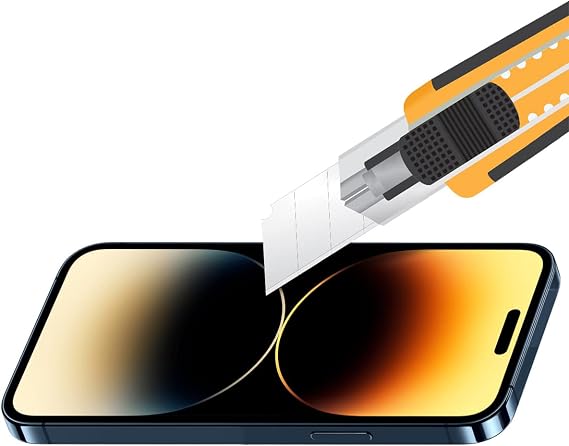 BUFF LABS Buff iPhone 14 Pro 5D Matte Screensaver, Buff Labs