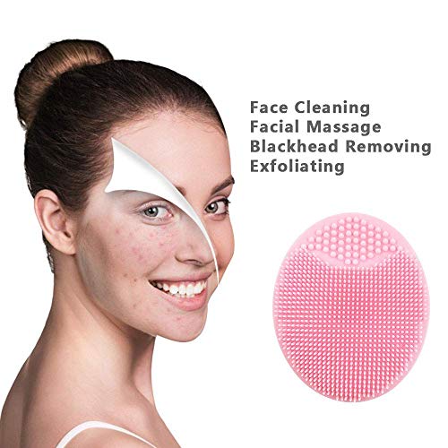 10Pcs Silicone Facial Cleansing Brush,Super Soft Face Scrub Clean Brush, Acne Blackheads Removing Handheld Face Scrubber,For Sensitive, Delicate, Dry Skin #TOP5