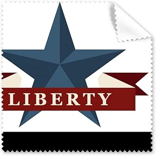 Pentagram Liberty Slogan America Country City Cleaning Cloth Phone Screen Glasses Cleaner 5pcs