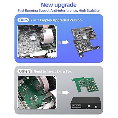 ISUDAR 2023 New PCM 3.1 Wireless Carplay & Android Auto Module for Porsche Panamera Cayenne Macan Cayman Boxster 911 718 Support Reverse Camera Parking Sensor Mirror Link Steering Wheel Control