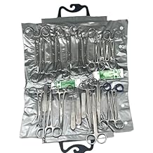 82 PCS Premium German Stainless Veterinary Instruments Set -Include Kelly Forceps Mosquito Forceps CARMALT Towel CLAMP Mayo METENBAUM, Mayo Scissors-Spay Pack Set CYNAMED Brand All in ONE