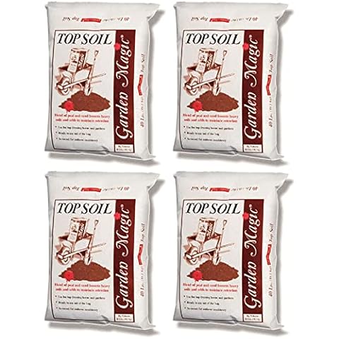 Michigan Peat 40 Pound Bag of Indoor and Outdoor Organic Planting and Potting Topsoil Mix with Perlite and Peat Mix for Gardening, 4 Pack Cover