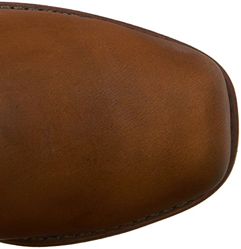 Image of Frye Harness 12R Boots for Men with Oiled-Leather Upper, Siped Outsole with Stacked Leather Heel, and Nickel & Brass Hardware - 12 inch Shaft Height