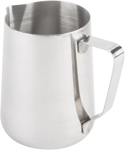 Miniatura 2 de Juego de 2 jarras de espuma de leche de 50 onzas, 50.7 fl oz. jarra grande de leche, jarras de espuma de leche de acero inoxidable para máquinas de