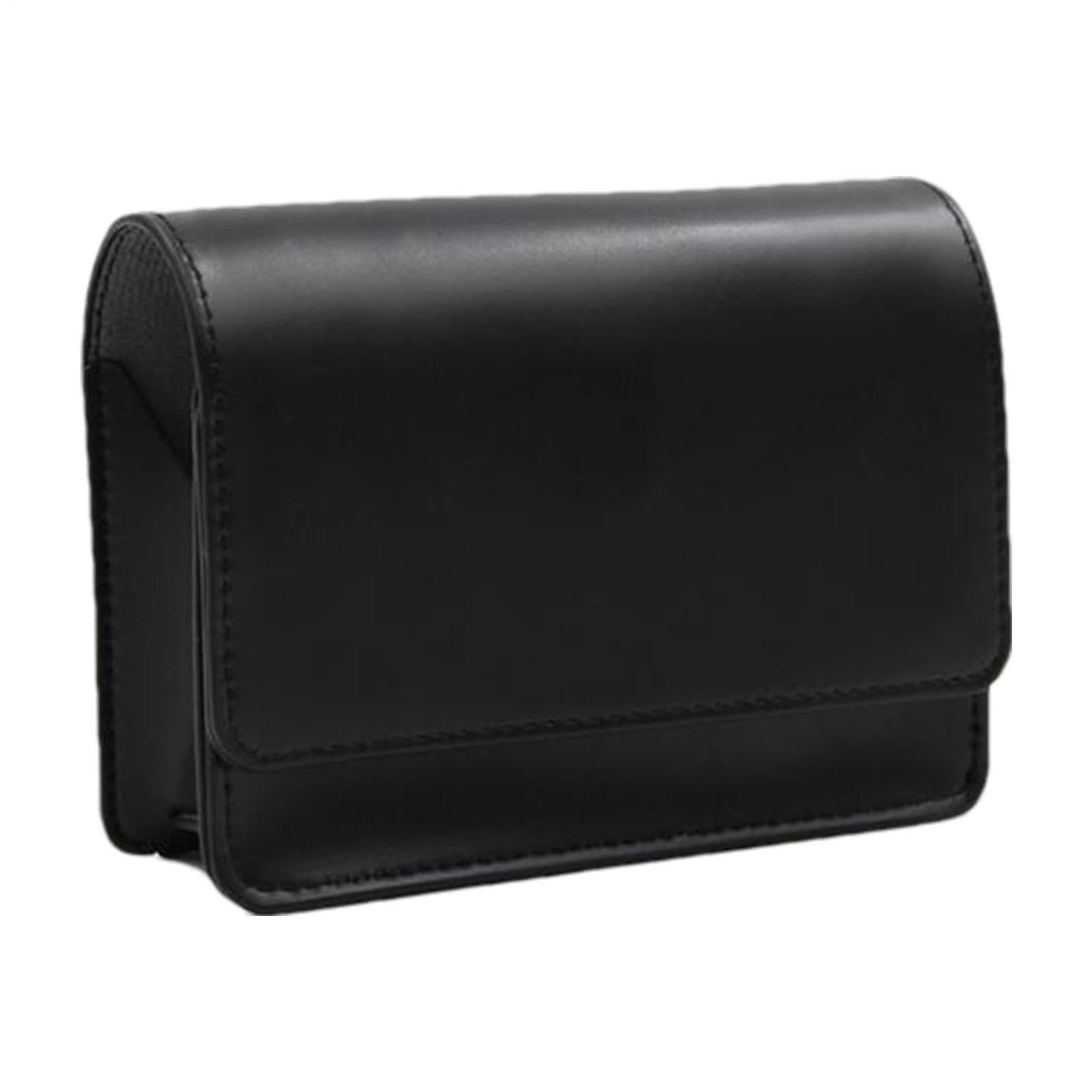 Golf Rangefinder PU Leather Case, Golf Ball Storage Carry Pouch with Magnetic Closure, Rangefinder Belt Clip Range Finder Case for Golfing