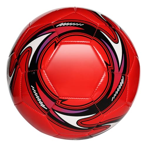 Abaodam Balón De Fútbol para Tamaño 5 De PVC Cosido A Máquina Portátil para Deportes Inflable para De 1 A 3 Años