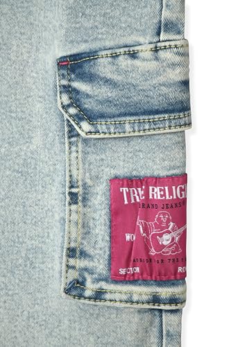 True Religion Girls Fashion Jeans – Premium Designer Denim Pants for Kids, Wide Leg, Cargo, Flare (Sizes 7-14)4