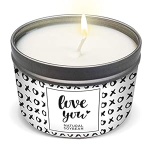 Magnificent 101 Long Lasting Love You Aromatherapy Candle | 6 Oz – 35 Hour Burn | All Natural Soy Wax Candle with Vanilla, Lavender, Rose, Jasmine & Lilac for Romance, Purification & Manifestation